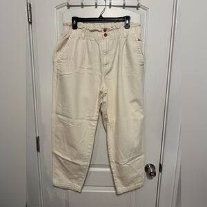 Universal Thread High Waist Paper Bag Pants 100% Cotton Sz 14